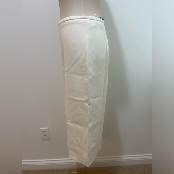 J. Crew pencil midi skirt in four seasons stretch ivory - Picture 13 of 15